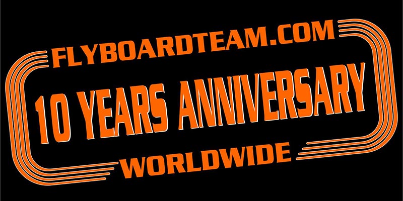Flyboardteam 10 jaar